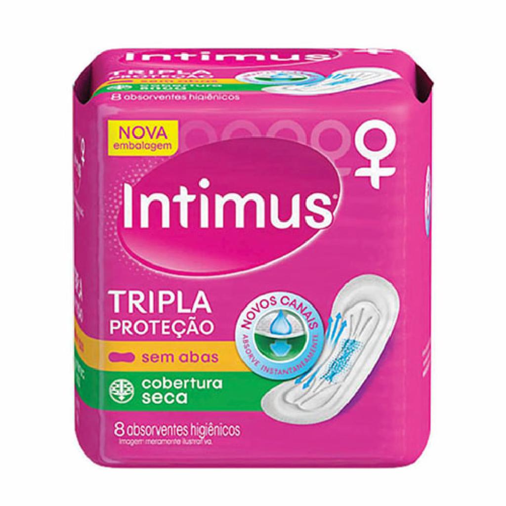 Intimus Gel Absorvente Normal S/abas Seca 6x10x8un