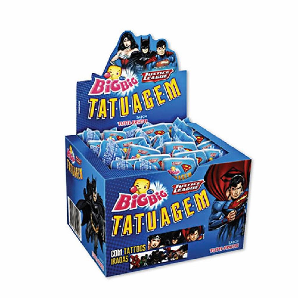Arcor Big Big Chiclete Tatuagem Tutti Frutti 18x1x315g