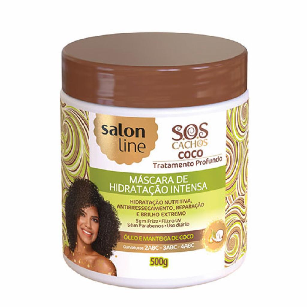Salon Line Mascara Hidratacao Intensa Sos Coco 6x500g