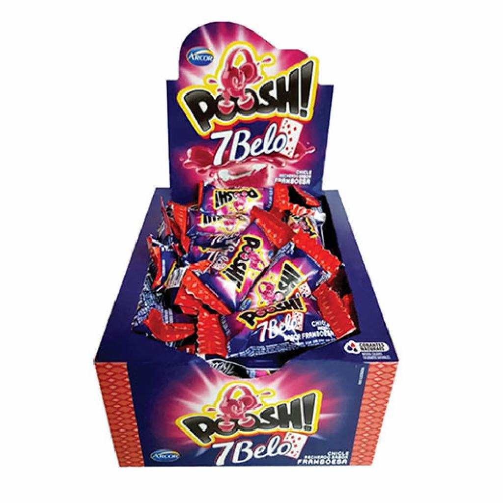 Arcor 7 Belo Chic. Poosh Framboesa 18x1x200g