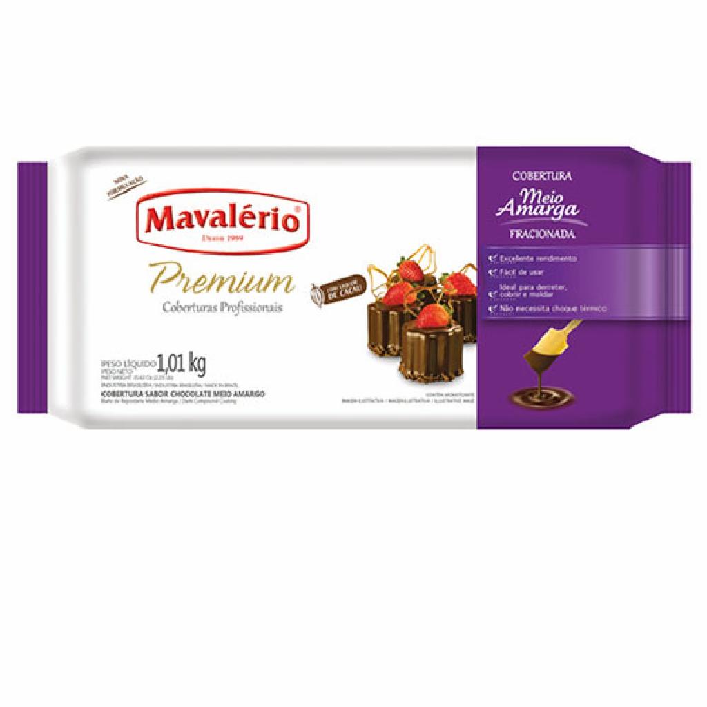 Mavalerio Cob. Frac. Premium Meio Amargo 10x1kg