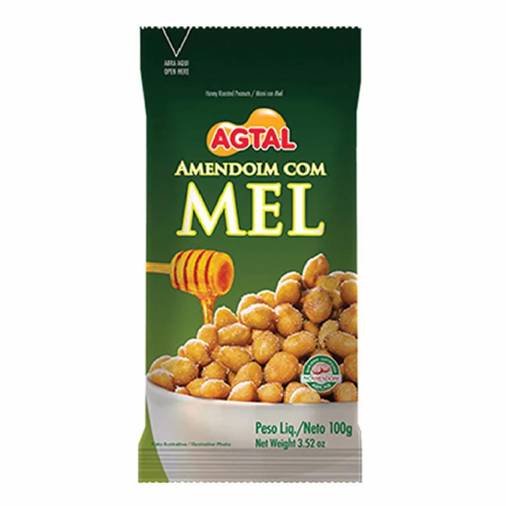 Agtal Amendoim Com Mel 20x100g