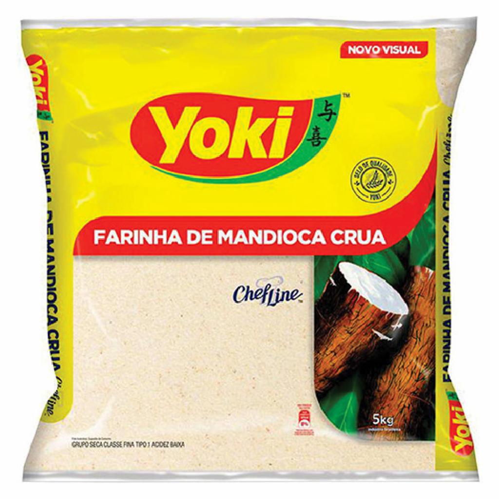 Yoki Farinha Mandioca Crua 24x500g