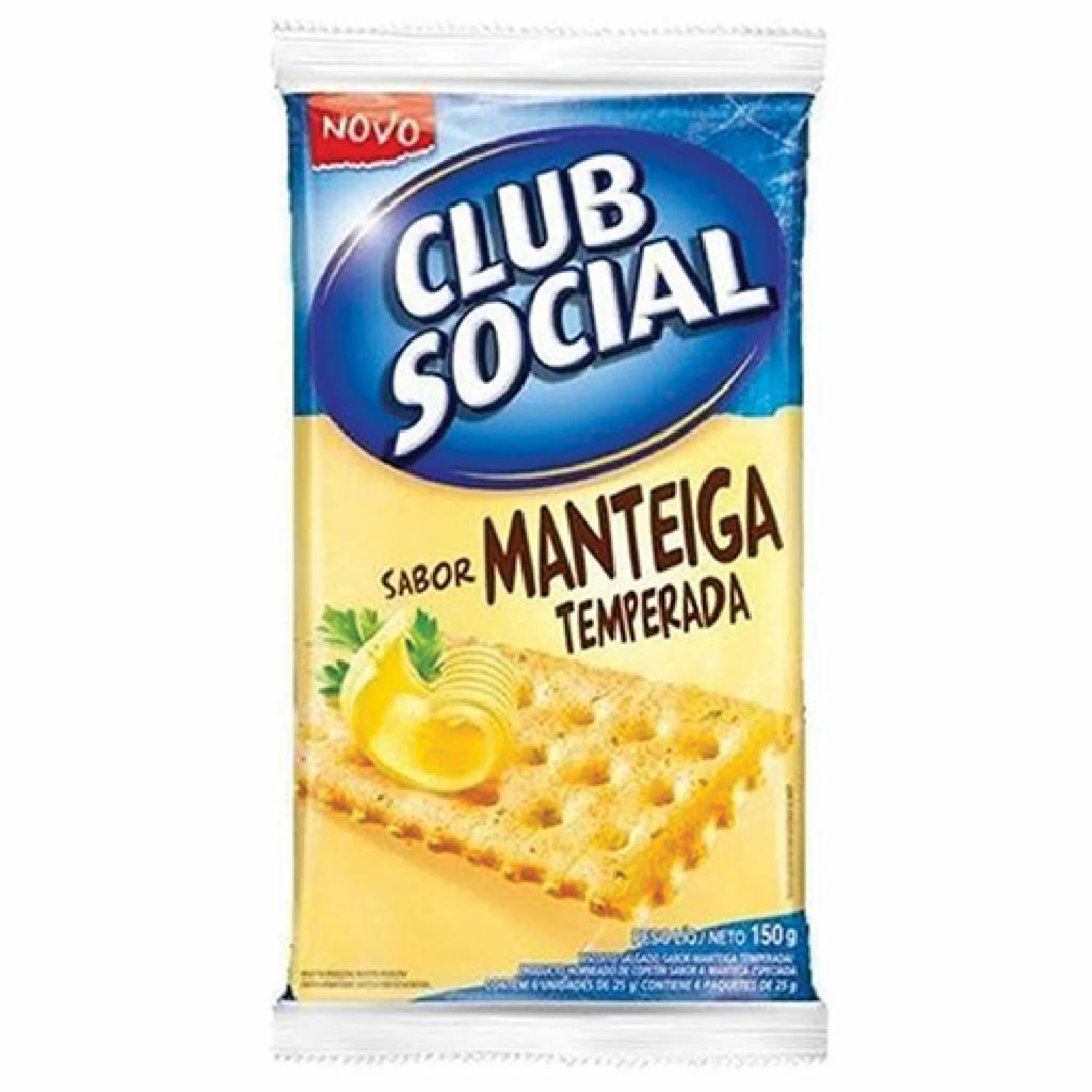 Nabisco Club Social Manteiga Temperada 44x141g