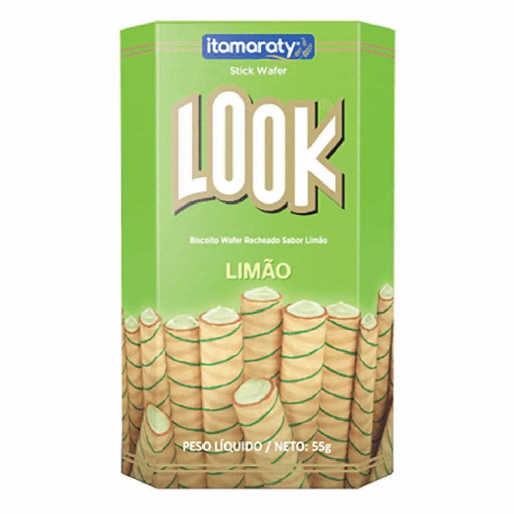 Look Bisc. Wafer Tub. Lim�o 20x55g