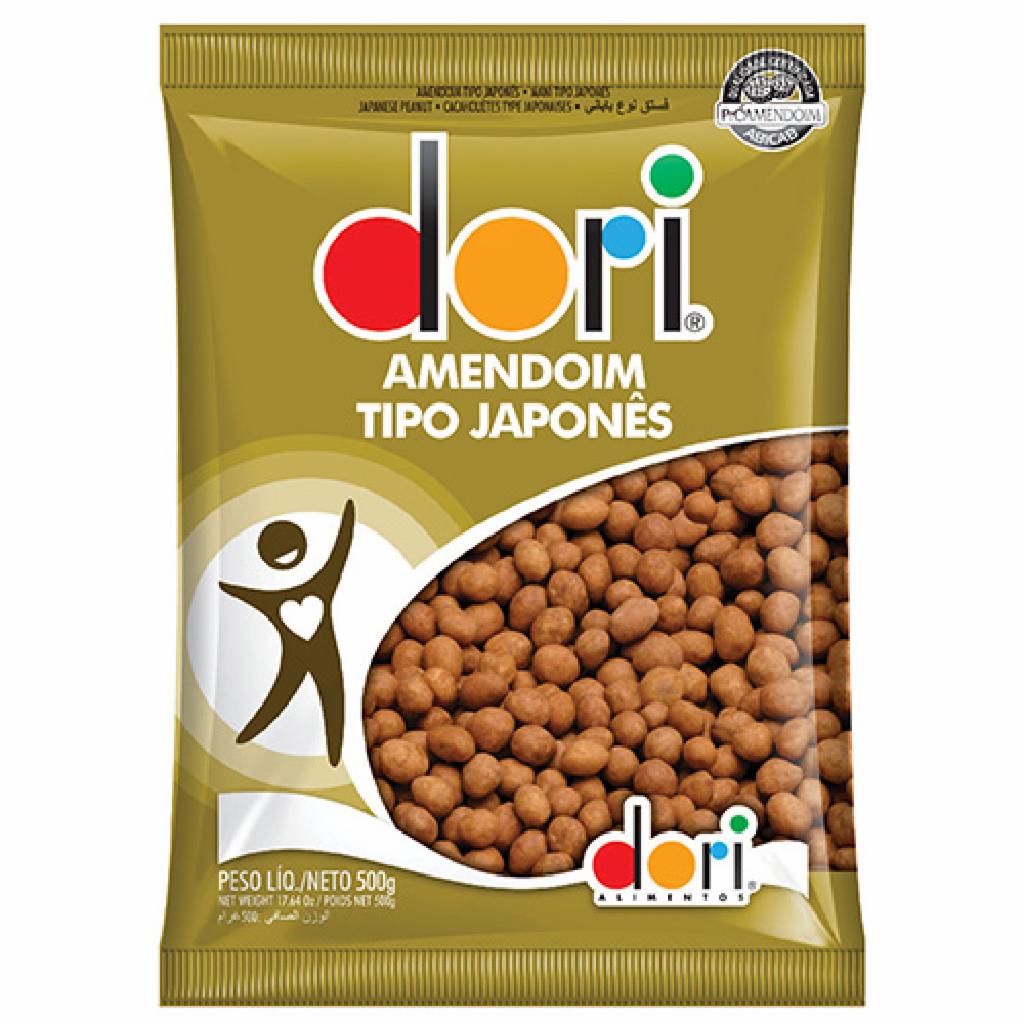 Dori Amendoim Salgado Japones 20x500g