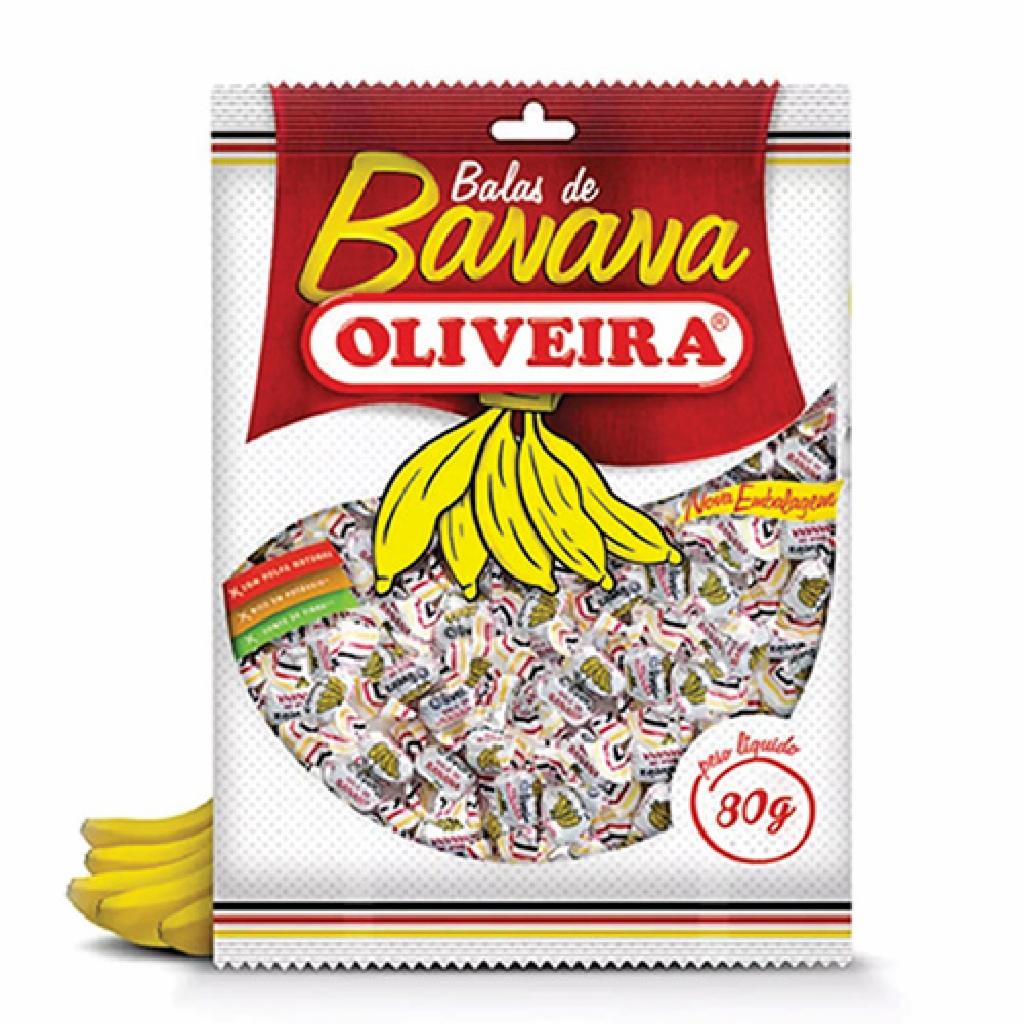 Oliveira Bala de Banana Bag 50x80g