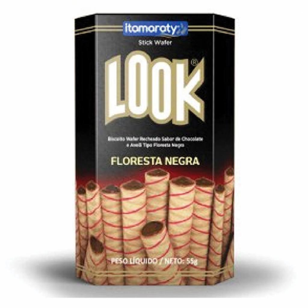 Look Bisc. Wafer Tub. Floresta Negra 20x55g