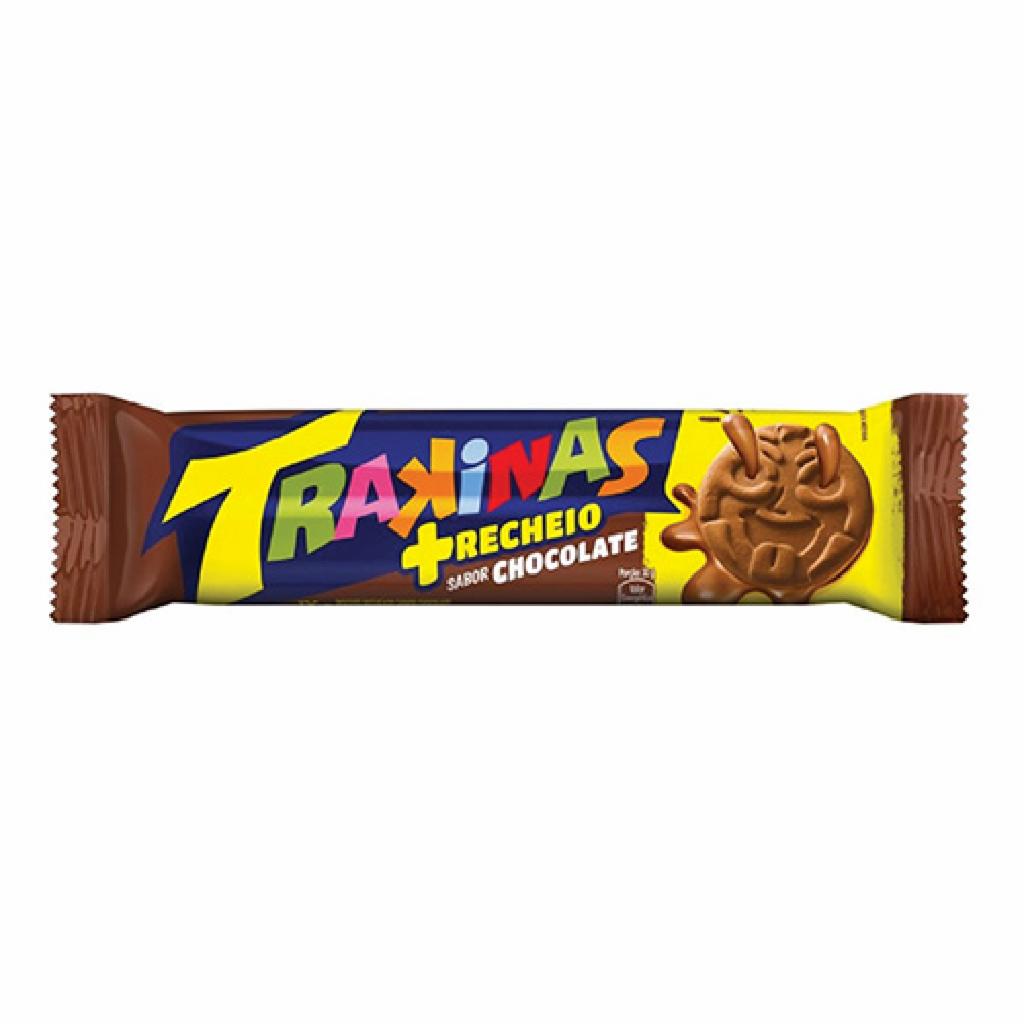 Trakinas Bisc. Rech. Mais Chocolate 54x126g