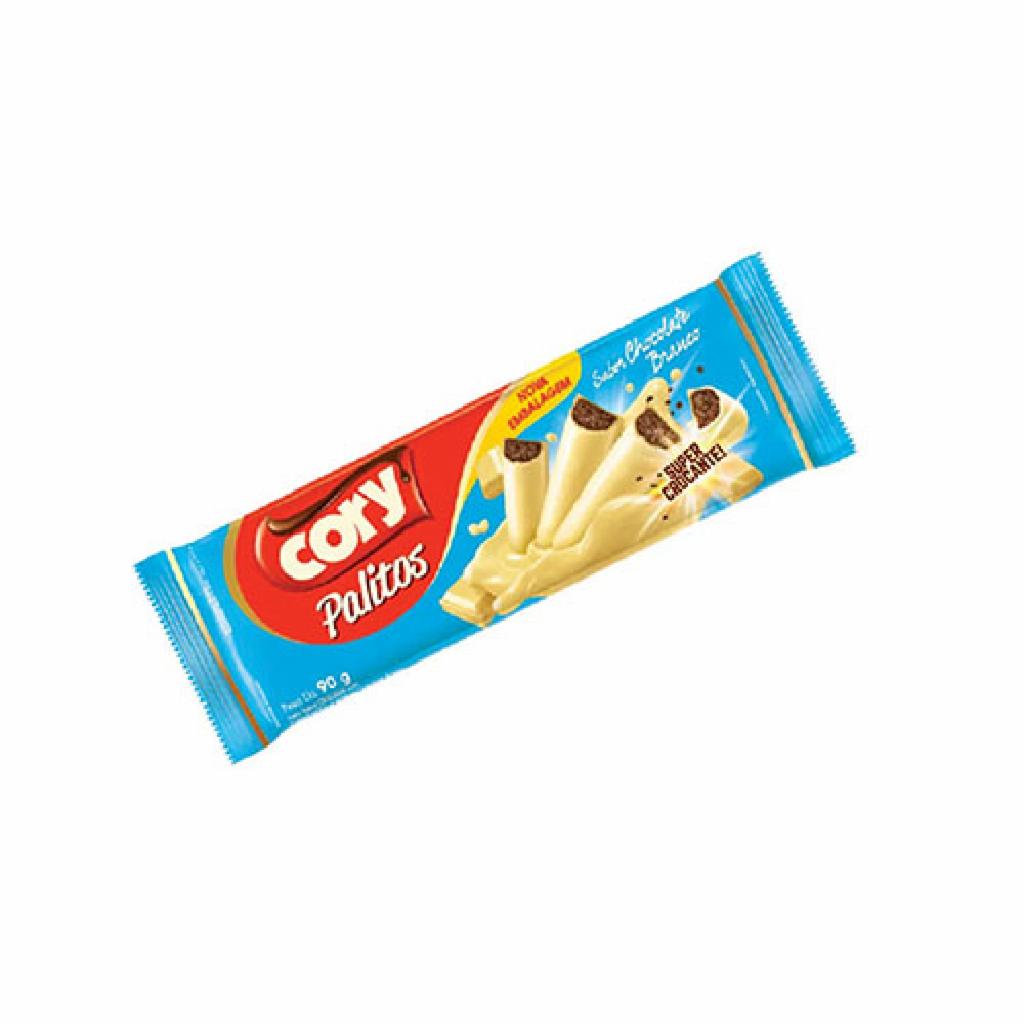 Cory Palito Coberto Chocolate Branco 30x90g