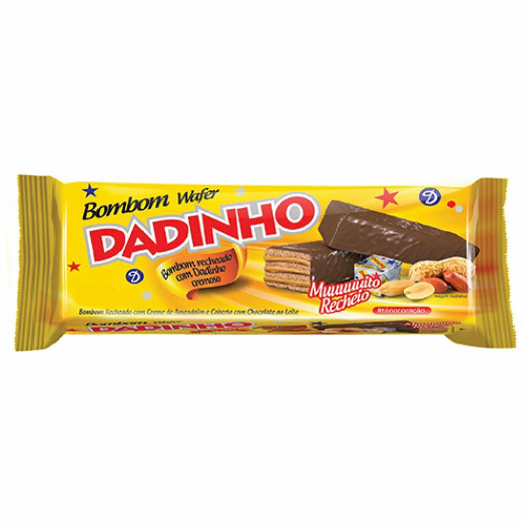 Dadinho Bisc. Wafer Coberto Chocolate 30x126g