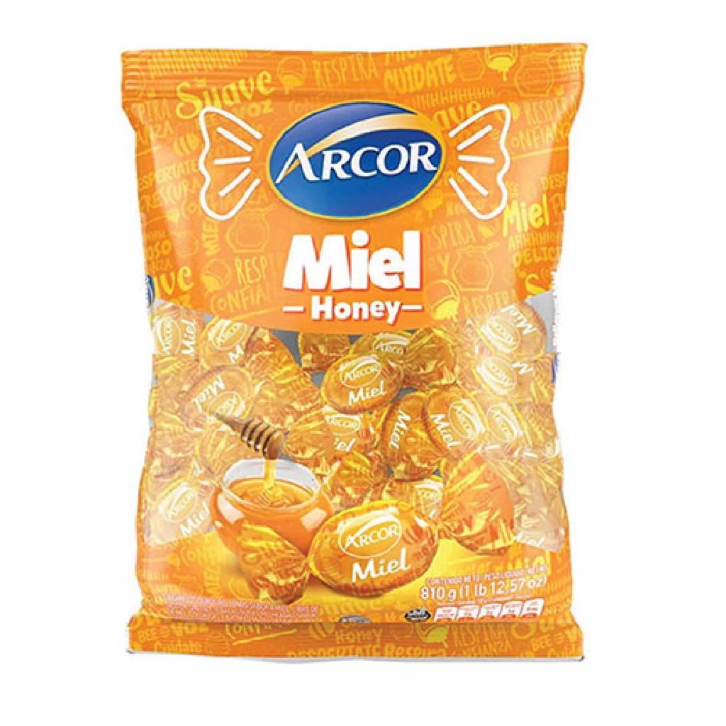 Arcor Bala Dura Rech. Mel 6x1x600g