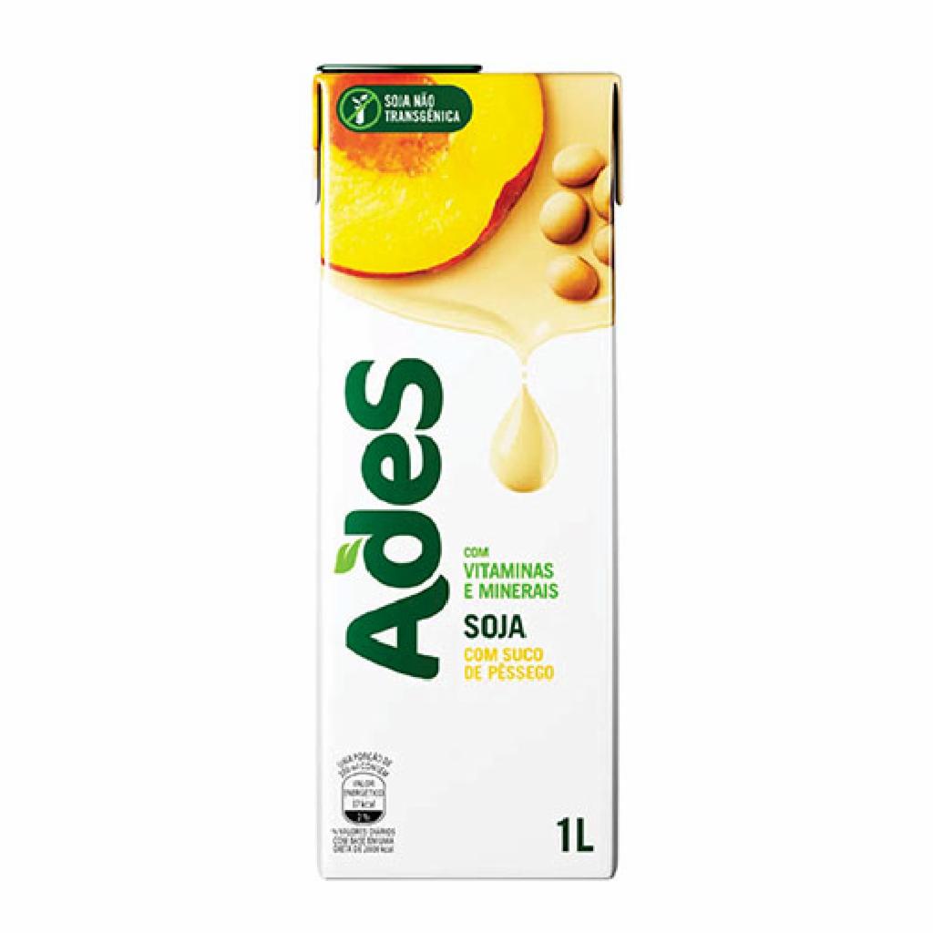 Ades Suco de Soja Pessego 6x1l