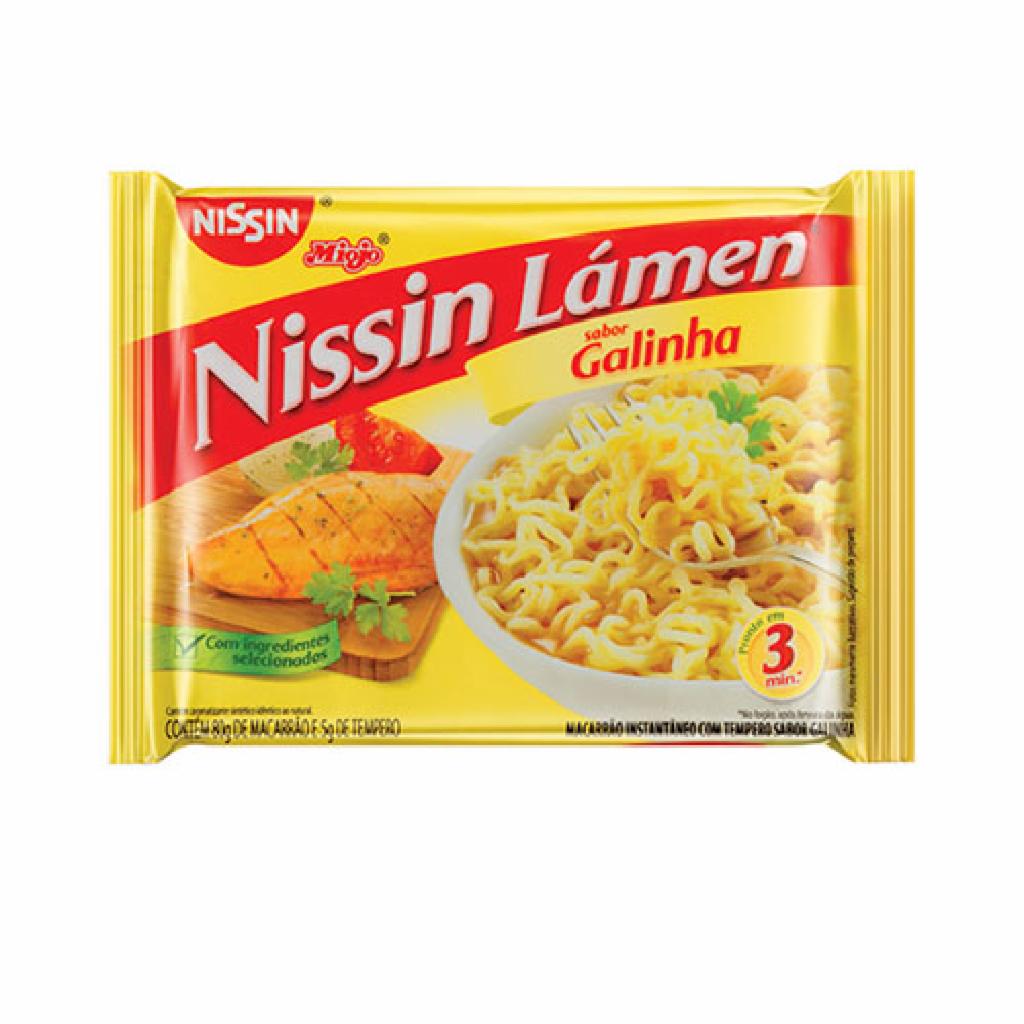 Nissin Macarr�o Inst. Galinha 50x85g