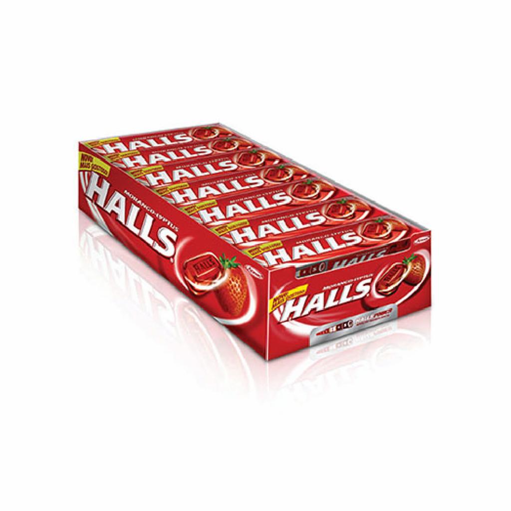 Halls Morango 30x21x28g