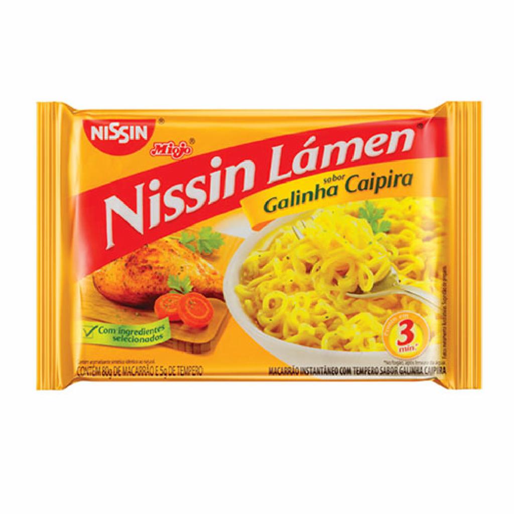 Nissin Macarr�o Inst. Galinha Caipira 50x85g