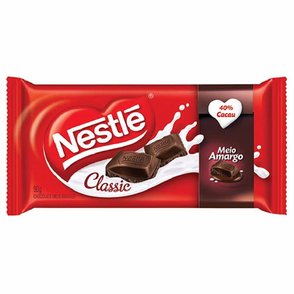 Nestle Choc. Classic Meio Amargo 4x14x90g