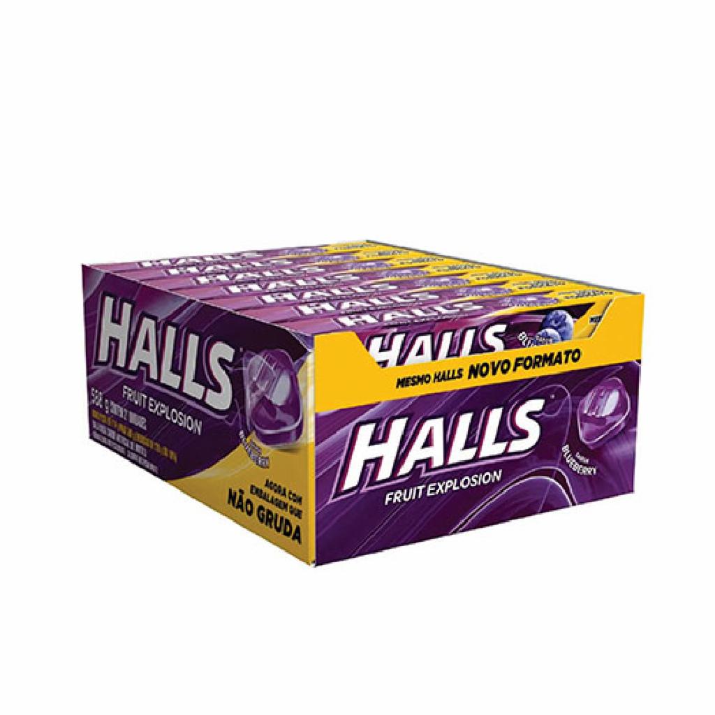 Halls Blueberry 30x21x28g