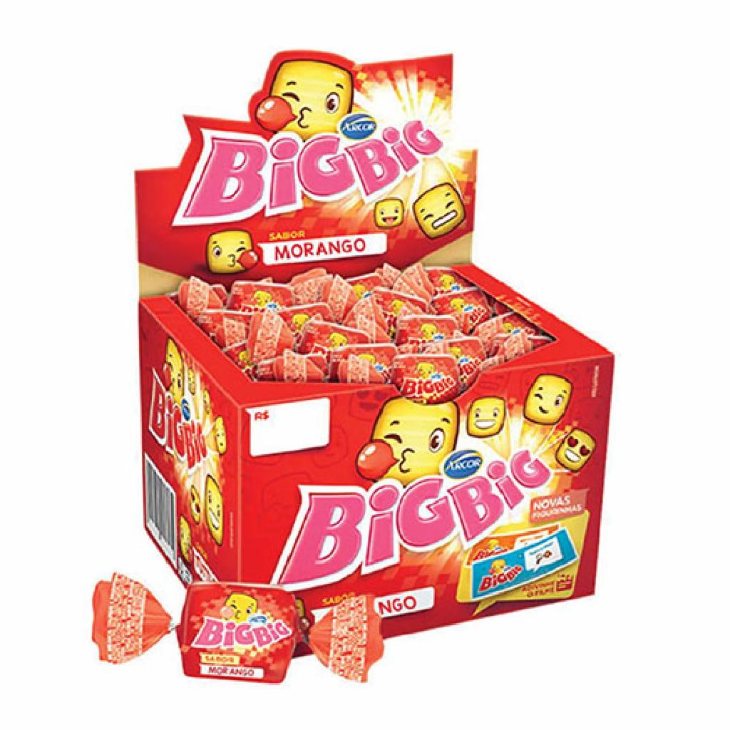 Arcor Big Big Chiclete Morango 18x1x350g