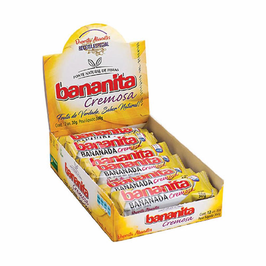 Duprata Bananita Cremosa C/ Acucar 12x24x30g