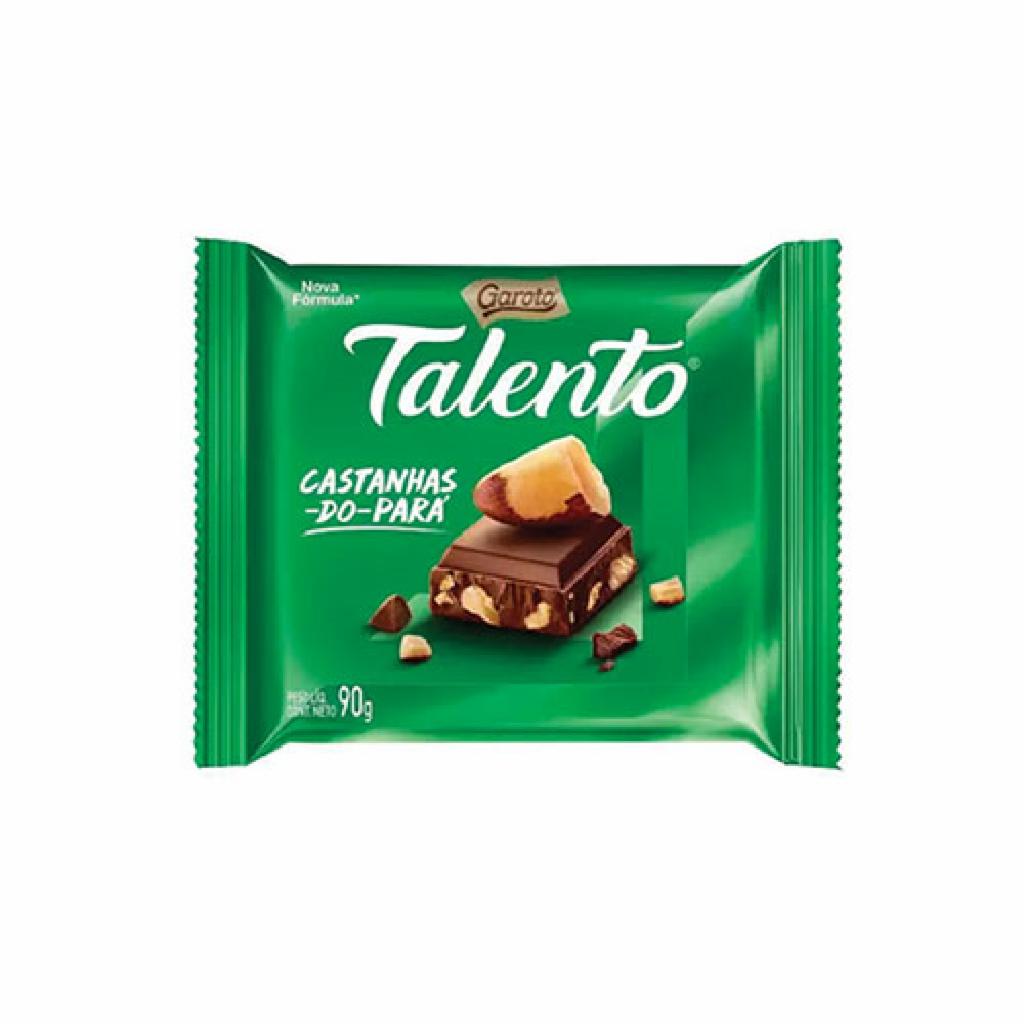 Garoto Choc. Talento Castanha do Para 8x12x90g