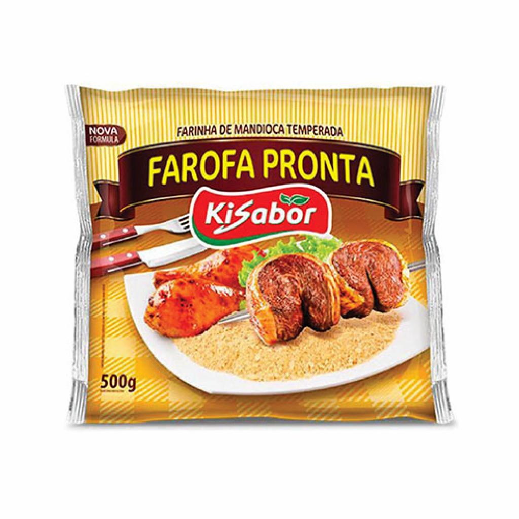 Kisabor Farofa Pronta 12x250g