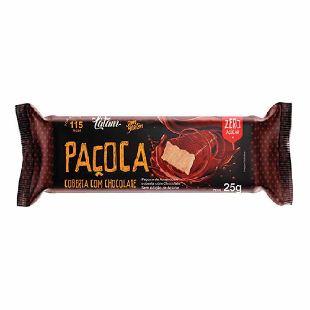 Latam Pacoca C/ Choc. Zero Acucar 12x12x25g