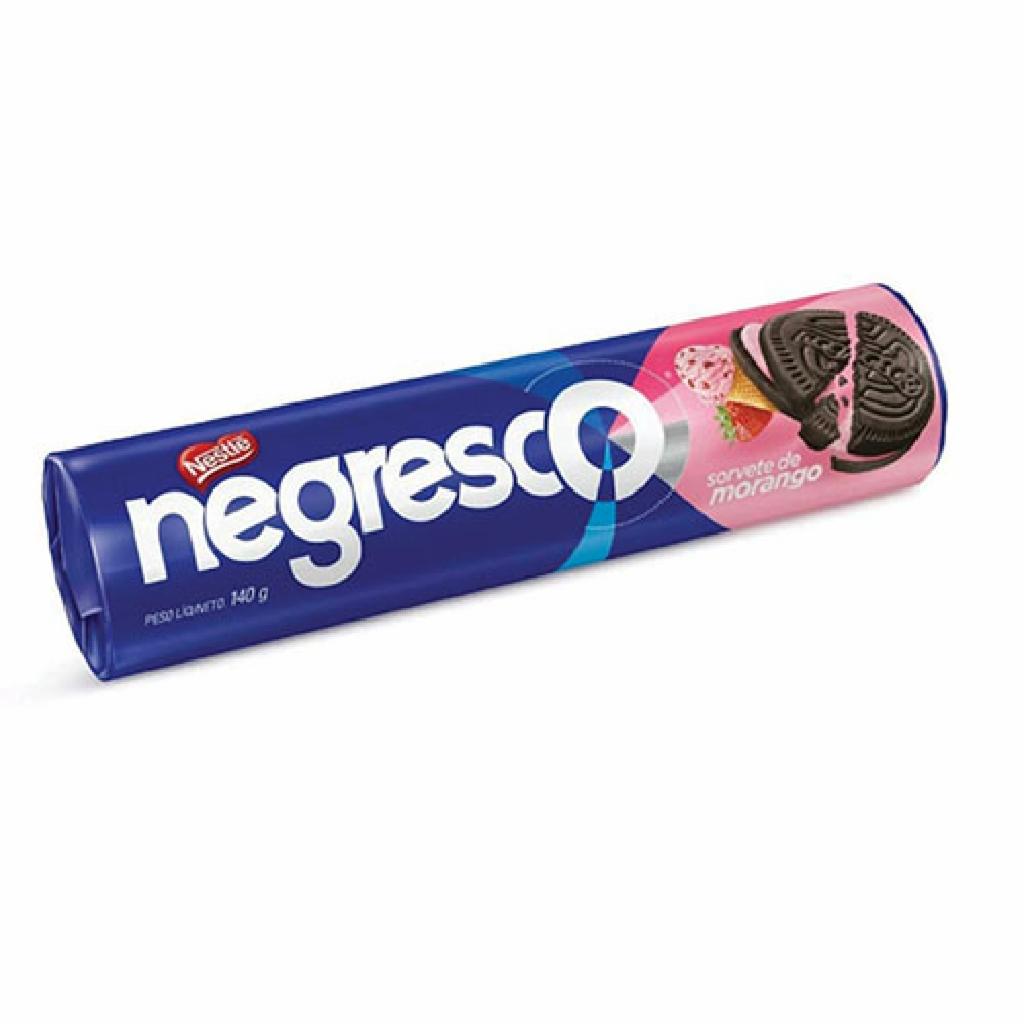 Nestle Bisc. Rech. Negresco Morango 66x90g