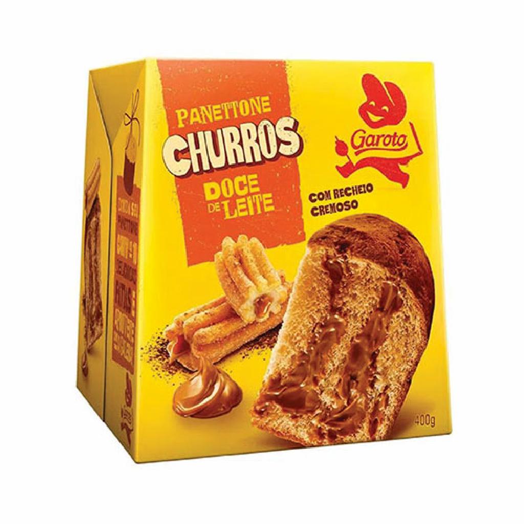 Garoto Panetone Churros 18x400g