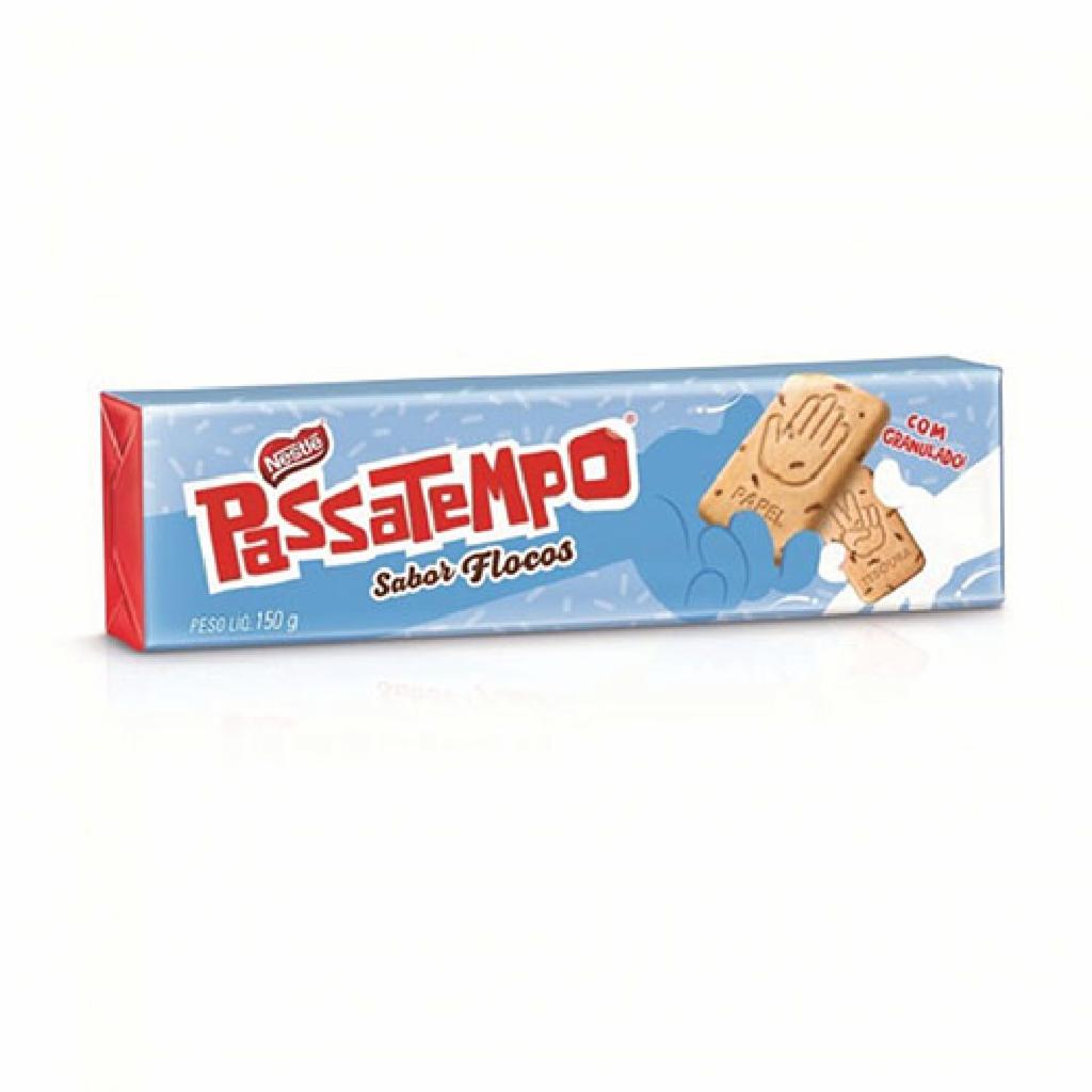 Nestle Bisc. Passatempo Flocos S/ Recheio 54x150g