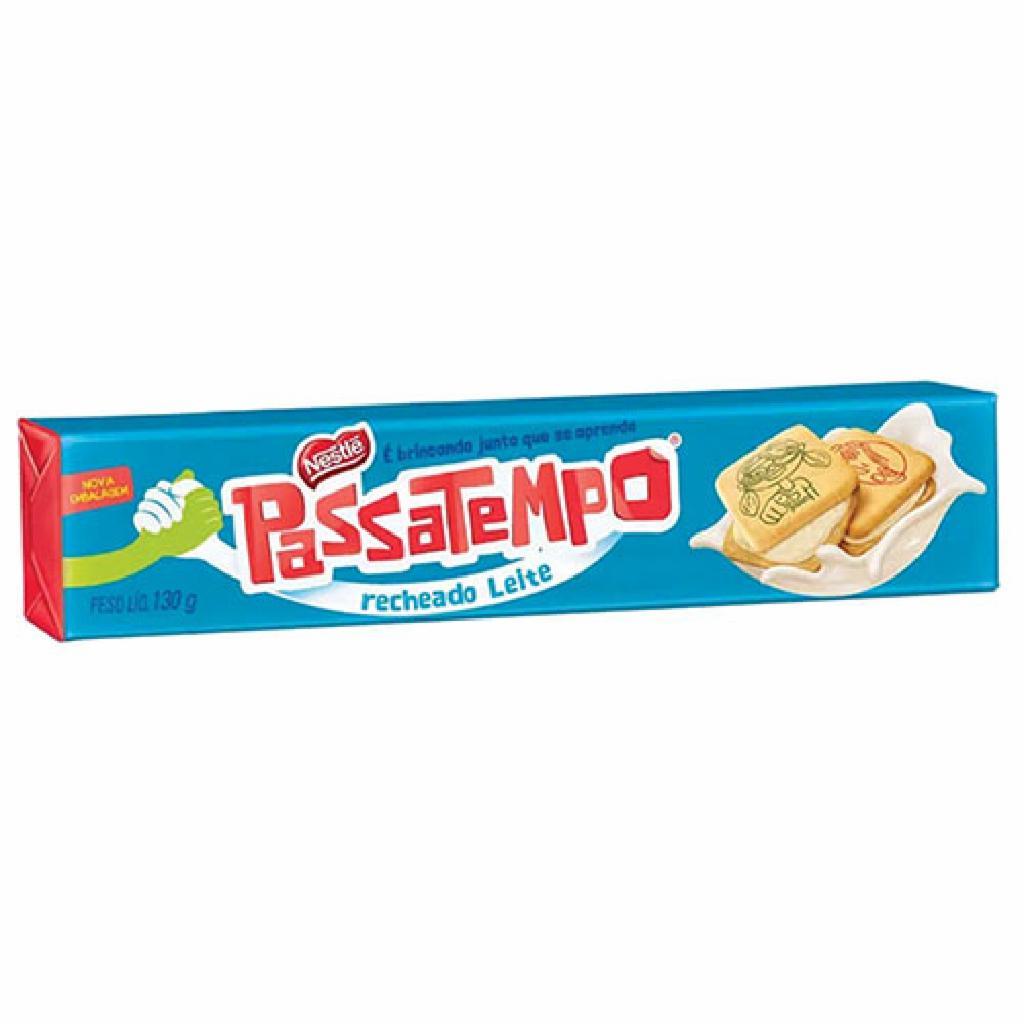 Nestle Bisc. Rech. Passatempo Leite 70x130g