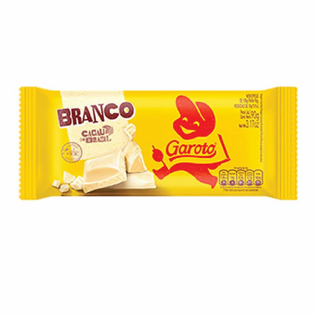 Garoto Choc. Barra Branco 4x16x80g