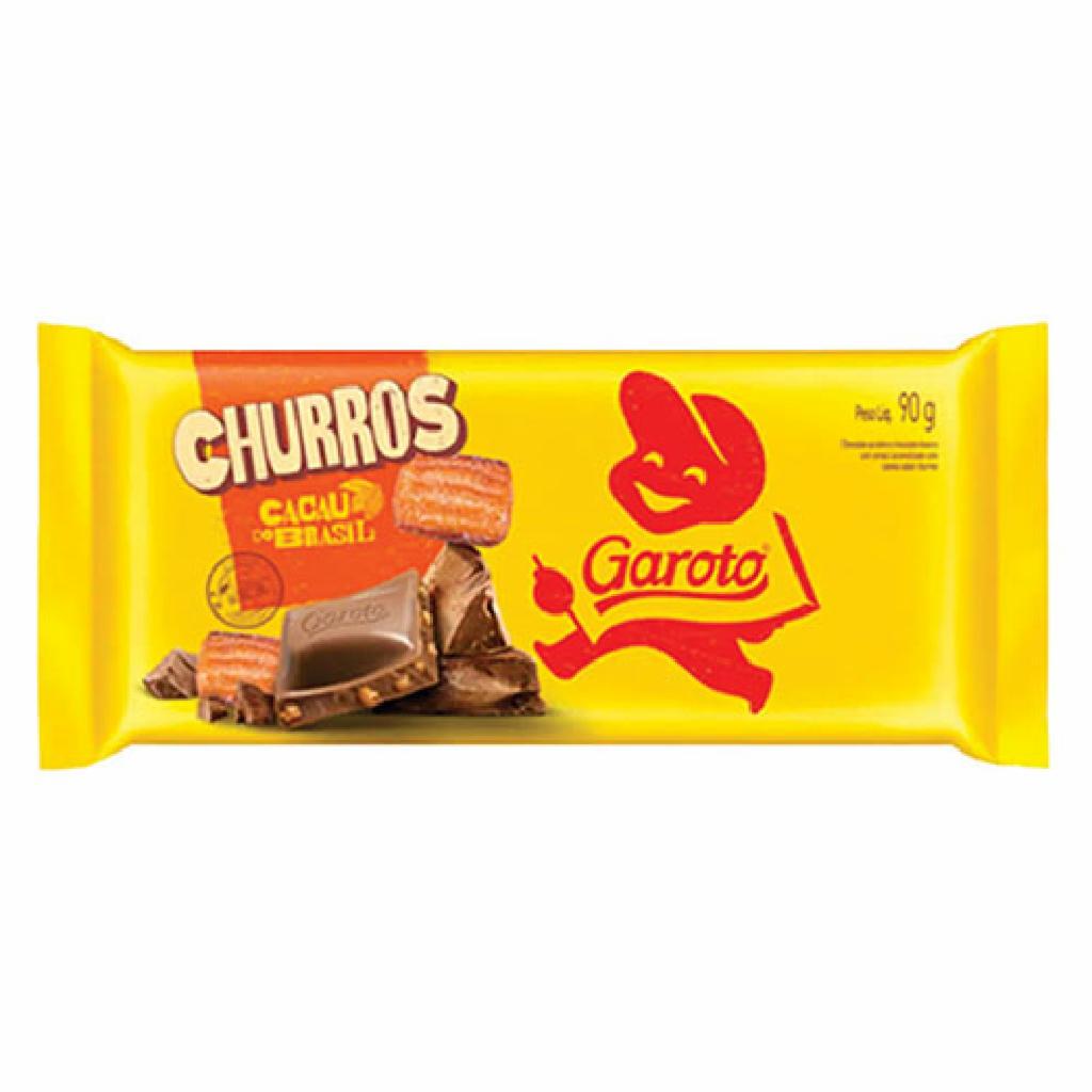 Garoto Choc. Barra Churros 4x16x80g