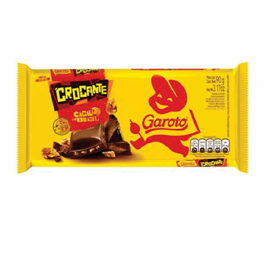 Garoto Choc. Barra Crocante 4x16x80g