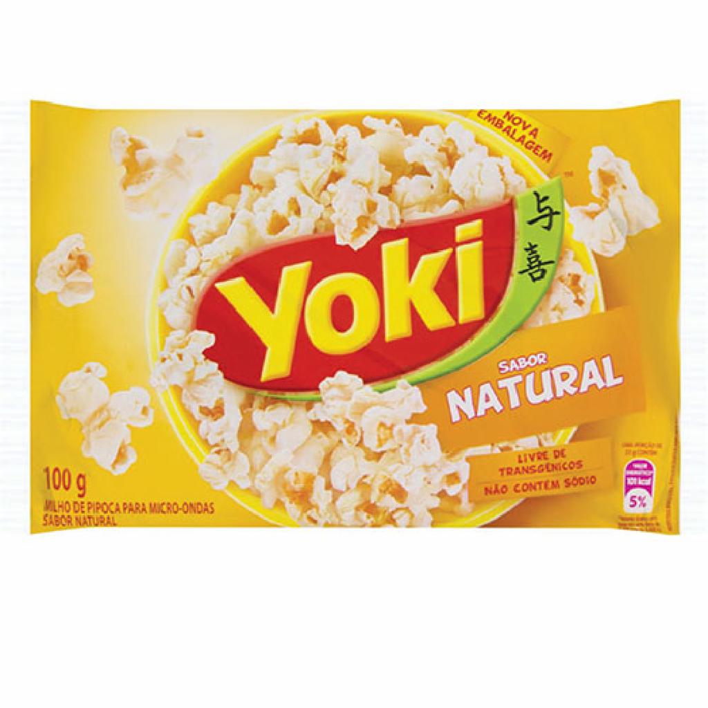 Yoki Pipoca Nat. Sem Sal 36x100g