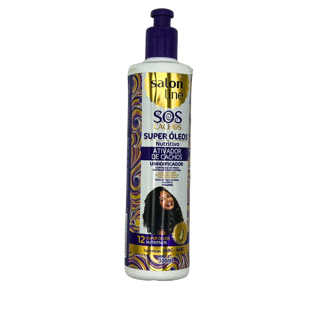 Salon Line Ativador de Cachos Sos Nutritivo 12x300ml