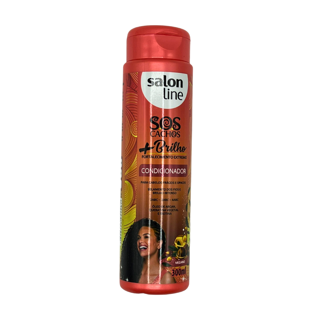 Salon Line Condicionador Sos Mais Brilho 6x300ml