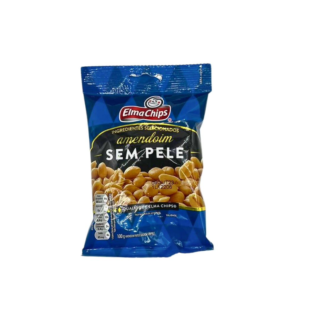 Elma Chips Amendoim Sem Pele 24x100g