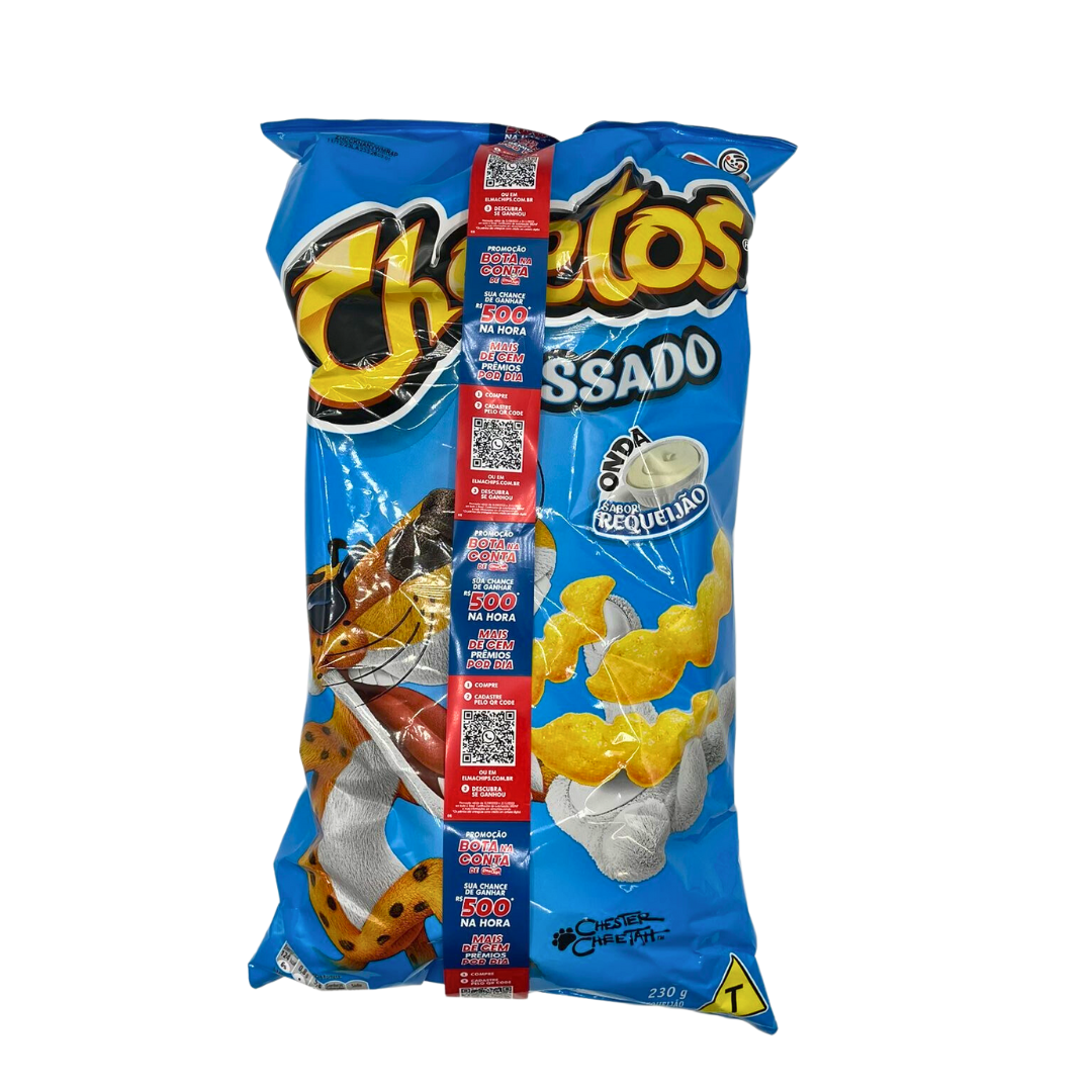 Elma Chips Cheetos Onda Requeijao 8x270g