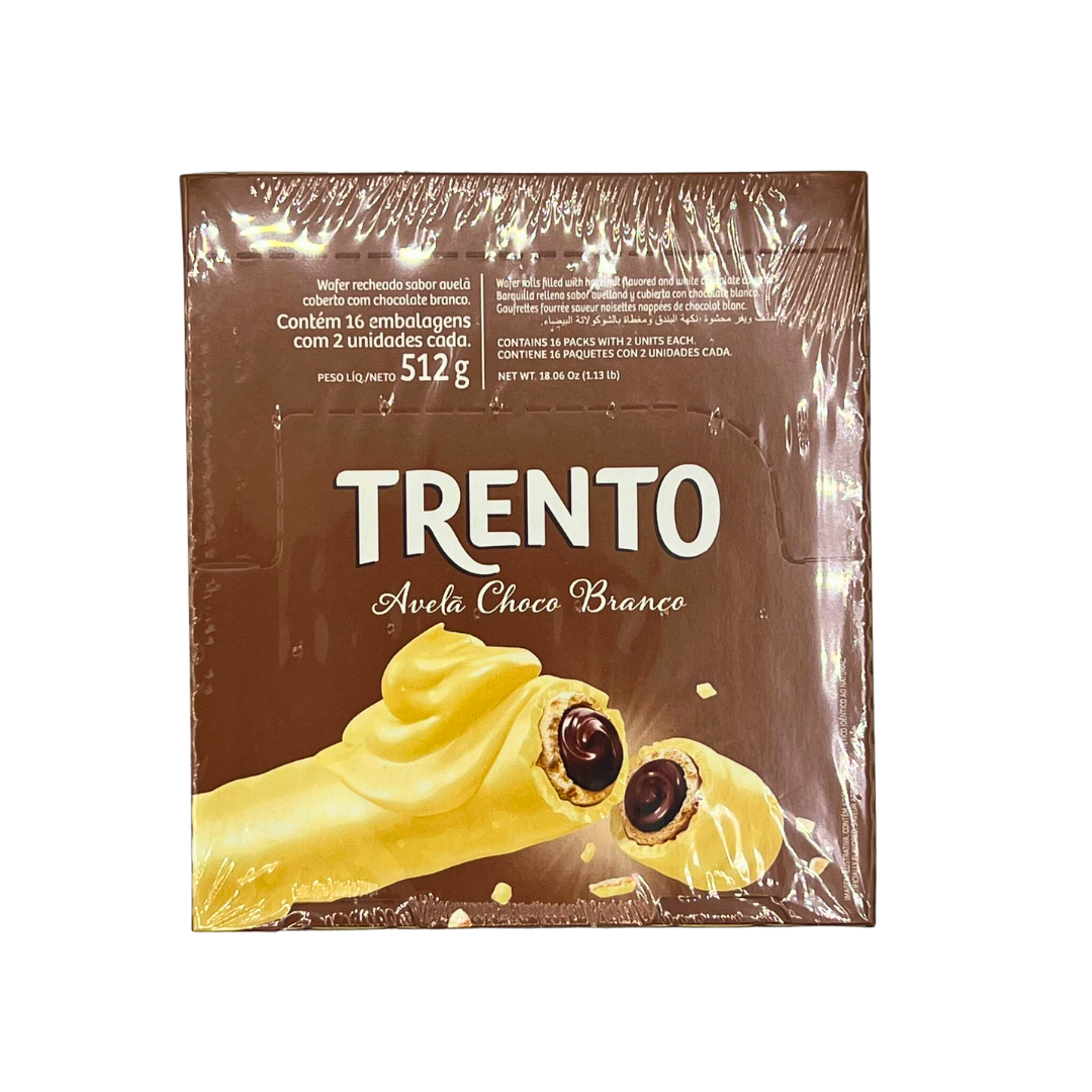 Peccin Wafer Trento Avela Choc. Branco 8x12x32g