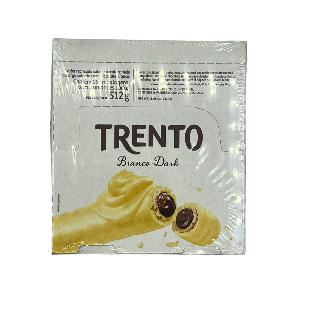 Peccin Wafer Trento Choc. Branco 8x12x32g