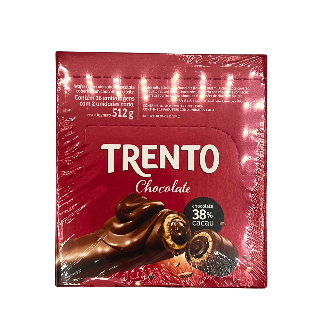 Peccin Wafer Trento Chocolate 8x12x32g