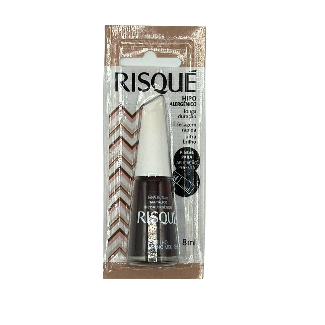 Risque Esmalte Metalico Brilho Brilho Meu 24x6x8ml