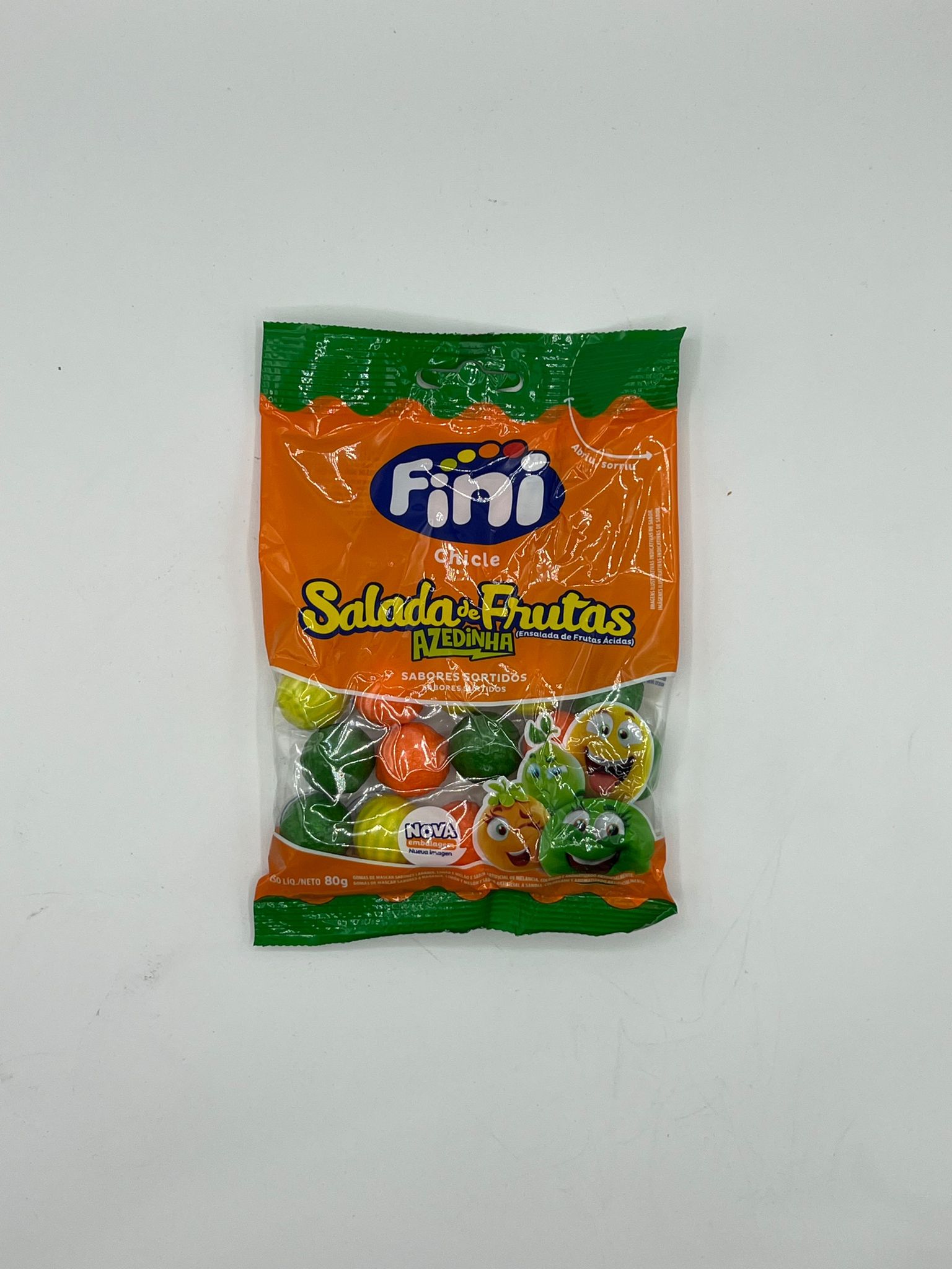 Fini Chiclete Salada de Frutas 12x80g